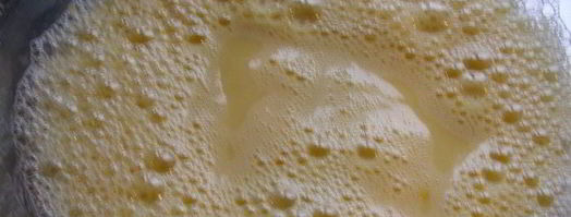 английский хлебный пудинг с луком-пореем. Шаг 3