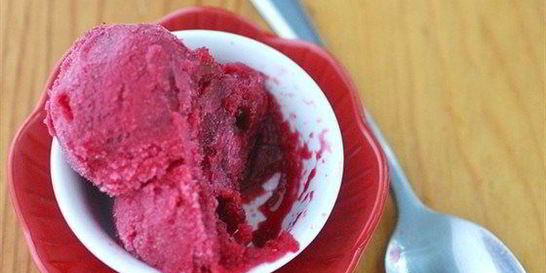 Апельсиновый сорбет с кампари