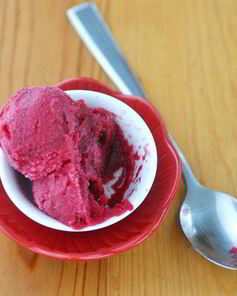 Апельсиновый сорбет с кампари