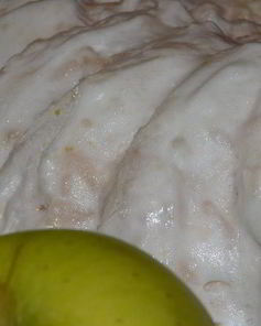 Баварский рисовый пудинг с карамелизироваными грушами