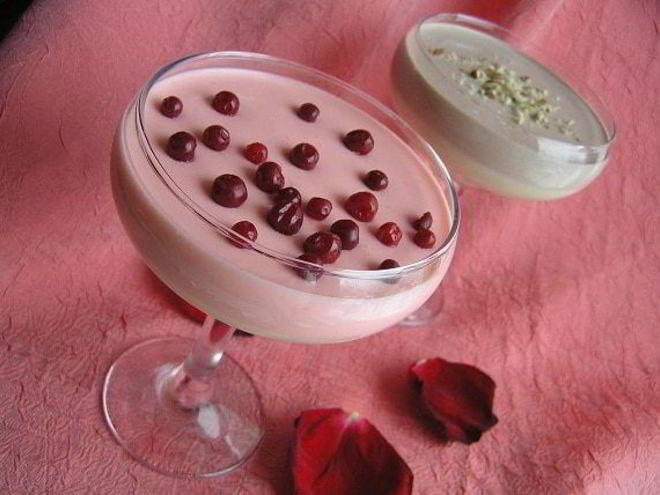 Рецепт бланманже он и она