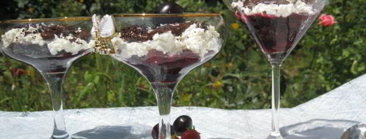 черешневый десерт с творогом. Шаг 5