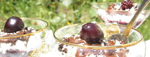 черешневый десерт с творогом. Шаг 6