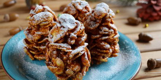 Десерт Еловые шишки на Новый Год