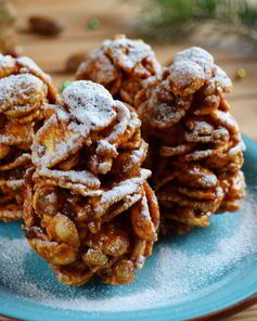 Десерт Еловые шишки на Новый Год