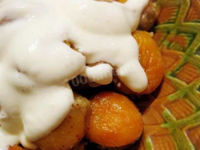 Рецепт десерта фаршированная курага