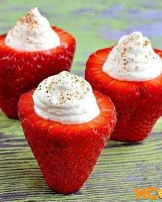 Десерт из клубники