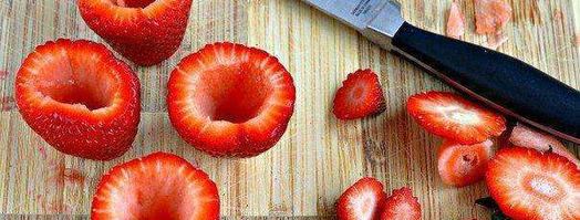 десерт из клубники. Шаг 2