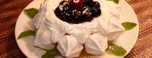 десерт из сорбета и меренгов. Шаг 6