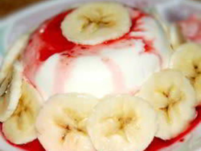 Рецепт десерта клубника под снегом