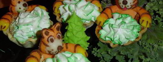 десерт полосатики. Шаг 2