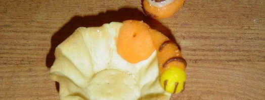 десерт полосатики. Шаг 11