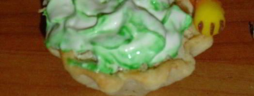 десерт полосатики. Шаг 3