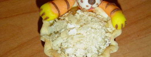 десерт полосатики. Шаг 4