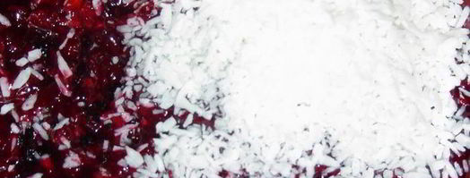 десерт полосатики. Шаг 8