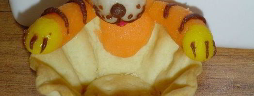 десерт полосатики. Шаг 10