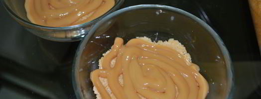 десерт приторный порошок с фруктами. Шаг 3