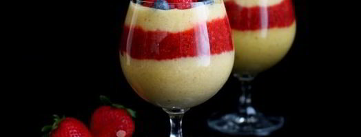 десерт с манго, клубникой и чиа. Шаг 14