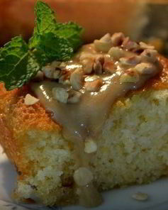 Десерт с мороженым бэйлисом и пралине