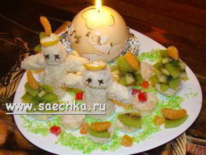 Рецепт десерта снежного ангел