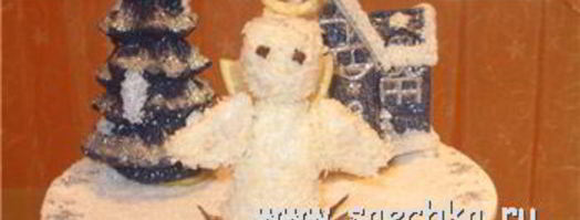 десерт снежный ангел. Шаг 9