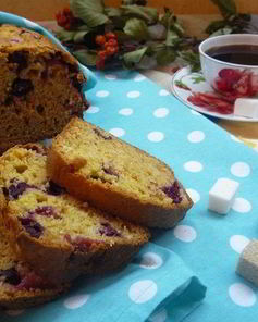Десертный клюквенно-апельсиновый хлеб