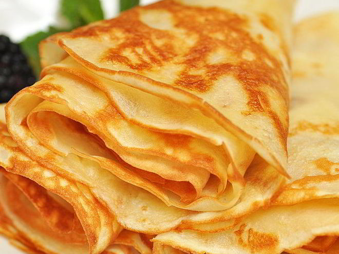 Рецепт десертных крепов — сладких блинчиков на сливках