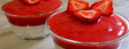 диетический десерт из клубники. Шаг 3