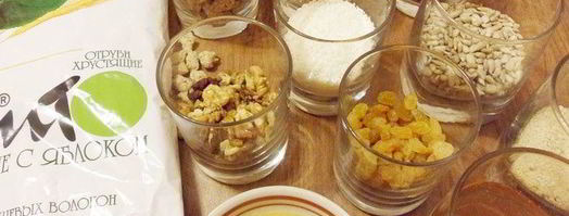 домашняя гранола с отрубями. Шаг 2