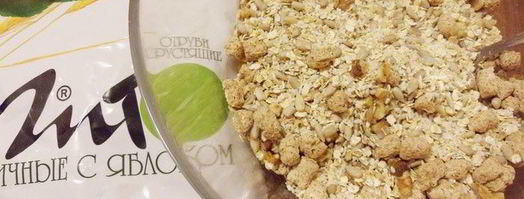 домашняя гранола с отрубями. Шаг 3