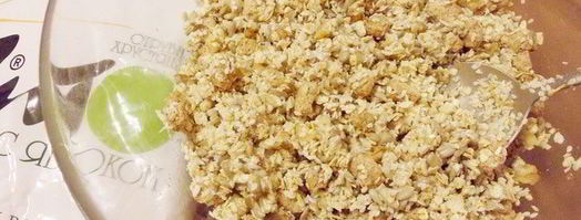 домашняя гранола с отрубями. Шаг 6