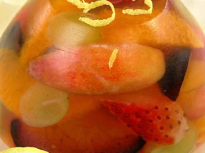 Рецепт фруктового желе ассорти