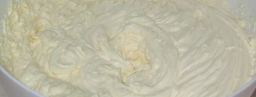 фруктовый десерт с сыром маскарпоне. Шаг 2