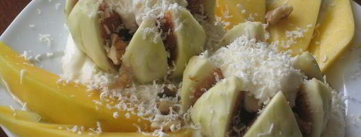 фруктовый десерт с сыром маскарпоне. Шаг 3