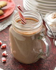 Горячий шоколад с перечной мятой