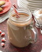 Горячий шоколад с перечной мятой