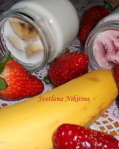 Йогурт фруктовый домашний в йогуртнице