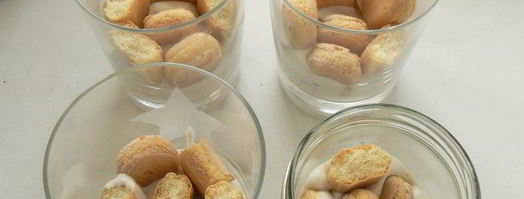 йогуртовый пудинг с персиками. Шаг 4