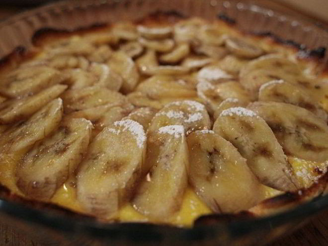 Рецепт клафути с бананами