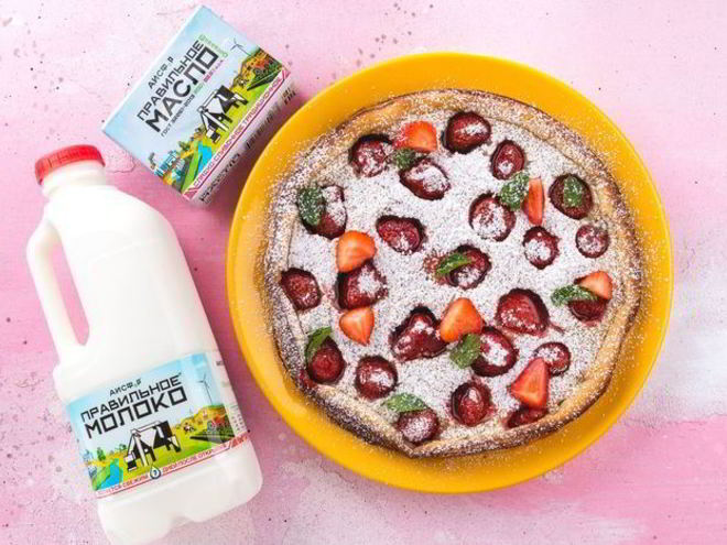 Рецепт клубничного клафути