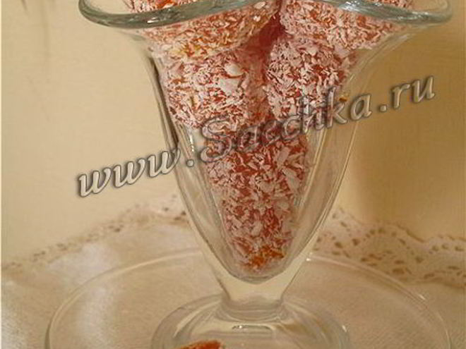 Рецепт домашних конфет из моркови