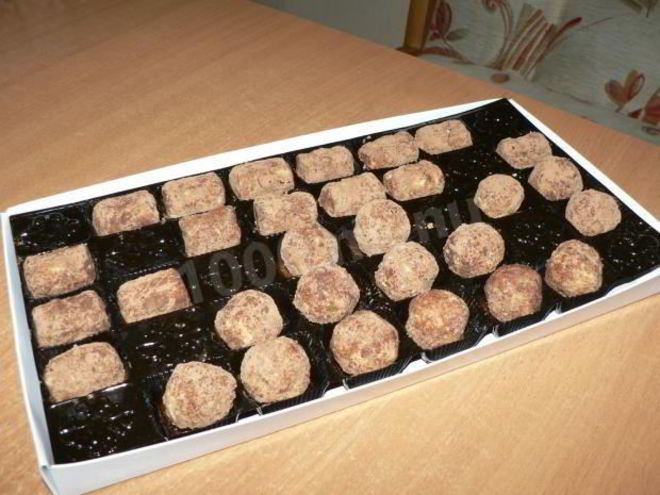 Рецепт домашних конфет