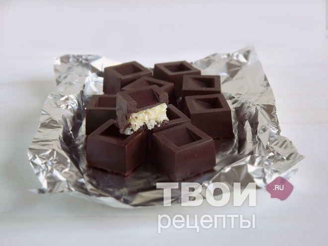 Рецепт кокосовых конфет в шоколаде