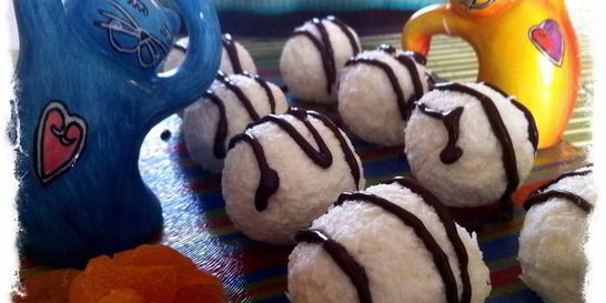 Конфета из творога с курагой