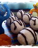 Конфета из творога с курагой