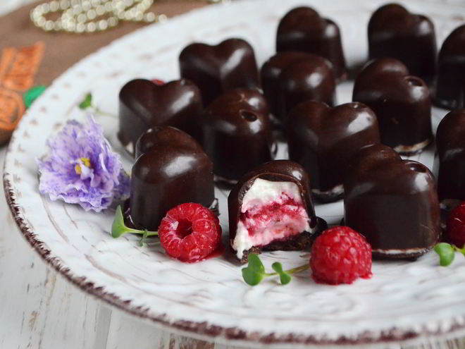 Рецепт конфет чизкейк в шоколаде