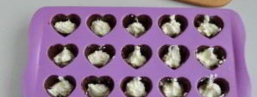 конфеты чизкейк в шоколаде. Шаг 5