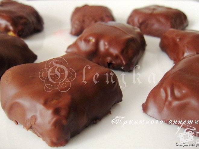 Рецепт конфет грильяж в шоколаде
