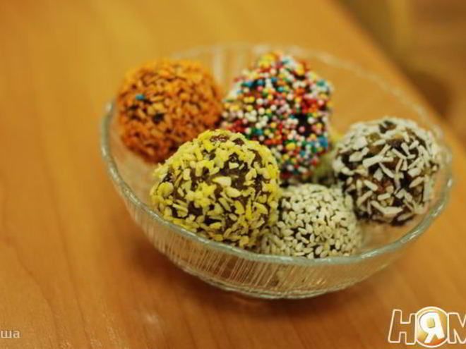 Рецепт конфет из сухофруктов и орехов