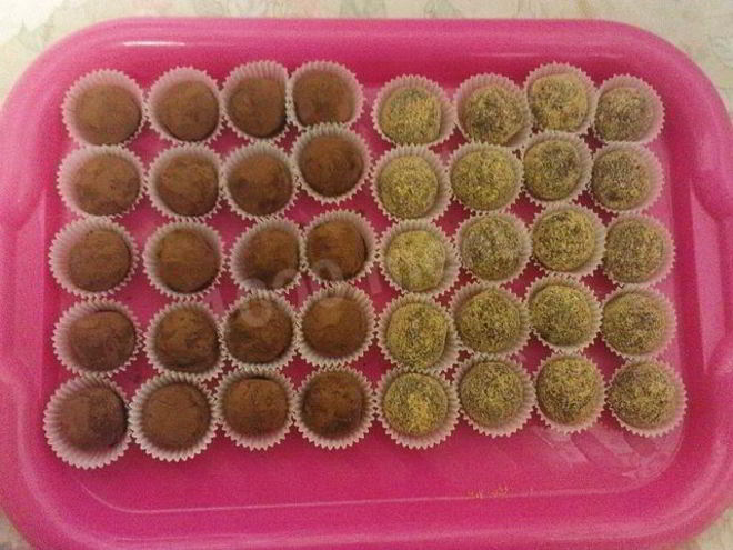 Рецепт конфет трюфель из горького шоколада